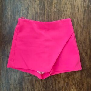 Hot pink skort- Zara